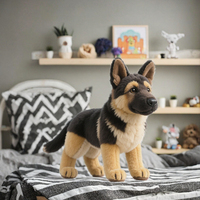 Peluche Berger Allemand SUGER - Peluche personnalisée très vendue, rembourrée de coton PP, pour les bébés de 0 à 24 mois