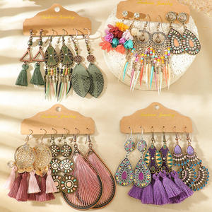 Pendientes Largos Boho para Mujer, Modernos, Hechos a Mano, Vintage, Elegantes, Bonitos, para el Verano, Accesorios, Joyería, Regalos - Product Image 2