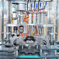 Ligne de production automatique pneumatique haute efficacité pour aérosols (laque capillaire, écran solaire visage, spray neige) avec remplissage de gaz
