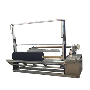 Pneumatic knife nonwoven fabrics roll slitting rewinding machine