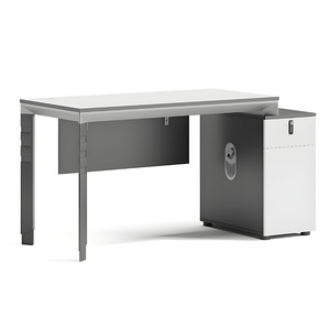 Bureau de direction moderne en L de luxe pour PDG, poste de <span class=keywords><strong>travail</strong></span> pour cadre supérieur, mobilier de bureau et de maison - Product Image 4