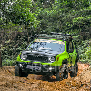 Feux de jour à lentille LED haut de gamme 6500k Couleur Applicable pour la modification avant 16-21 pour phares Jeep Renegade - Product Image 4