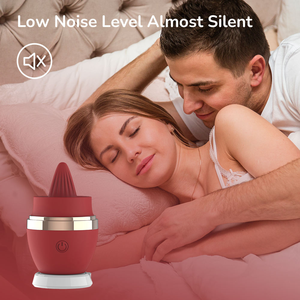 Stimolatori Clitorideali per Sesso Orale, Potente Vibratore a Lingua, Giochi Intimi per <span class=keywords><strong>Coppie</strong></span>, Giocattoli Sessuali Portatili per Donne - Product Image 6