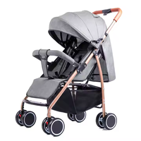 4 1 Poussette de siège auto pour bébé Roue avant de 8 pouces Capacité de charge de 60kg Ceinture de sécurité à cinq points pliable