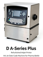 Imprimante jet d'encre reconditionnée D A-Series Plus, machine de codage de date pour flacons pharmaceutiques
