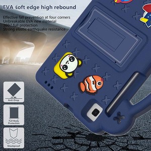 Joli ours Design EVA mousse enfants étui pour <span class=keywords><strong>tablette</strong></span> pour <span class=keywords><strong>Samsung</strong></span> Tab A7 Lite 8.7 pouces T220 T225 poignée pliable support antichoc couverture - Product Image 4