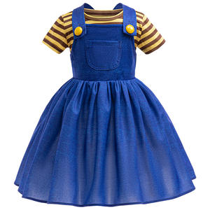 Disfraz Infantil de Minion para Halloween, Vestido a Rayas para Cosplay, Actuaciones y Fiestas - Product Image 5