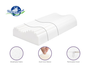 <span class=keywords><strong>Almohada</strong></span> Cervical Ortopédica de Espuma Viscoelástica de Alta Calidad, Personalizable, Cómoda y Muy Suave, con Tecnología de Tejido Jacquard para el Dolor de Cuello - Product Image 4