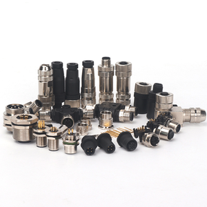 כבל חיישן תעופתי עמיד למים עם מחבר עמיד למים, מחבר נקבה M8 4 פינים מקורי (OEM) עם קידוד A, מחובר מראש. - Product Image 2