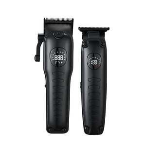 Chuyên nghiệp hai-in-một Máy cạo râu điện với lưỡi gốm pin-Powered không thấm nước cho tông đơ tiếng Anh khách sạn RV sử dụng - Product Image 2