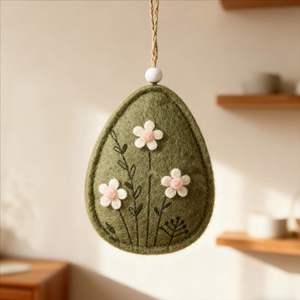 Factory <b>Wholesale</b> Traditional <b>Easter</b> <b>Eggs</b> Felt Ornaments for Party and Christmas Decorations - Product Image 3