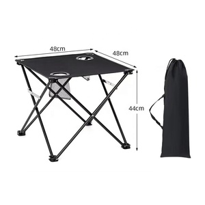 Mesa de acampada Pinic plegable al aire libre popular de aluminio OEM con portavasos - Product Image 3