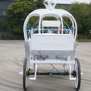 Classic White Romantic <b>Princess</b> <b>Pumpkin</b> Carriage Special Means of Special Transportation - Product Image 6