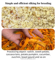 Machine à hacher et broyer les aliments pour animaux (bovins, porcs) et les fruits et légumes, haute capacité, pour usage domestique et agricole