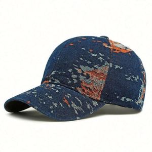 Nouvelle Arrivée 2025 – Casquette de Baseball en Jean Jacquard Style Ethnique pour Femme – Rétro, Printemps-Été, Protection Solaire, Tendance Mode, Chapeau de Sport - Product Image 4