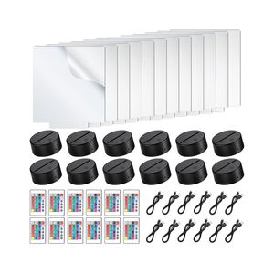 Wholesale 3D Night <b>Lights</b>, 3D LED <b>Lights</b>, Acrylic Night <b>Lights</b>, Custom Patterns, Festival Gifts From Lighting Factory.DIY - Product Image 1