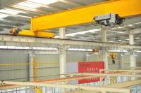 Pont roulant monopoutre pour atelier avec palan, capacités 3t, 5t, 10t, 20t