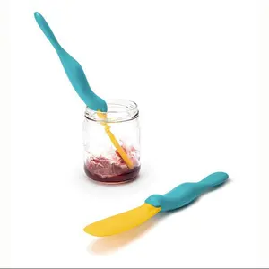 Sáng Tạo thú mỏ vịt sốt Jar Silicone Scraper bánh mì nướng pho mát Spatula bánh mì Pie lây lan dao bơ scraper