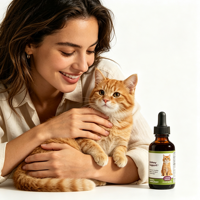 Complément Herbal Liquide pour le Soutien des Reins à Absorption Rapide Favorise une Fonction Rénale et Urinaire Saine chez les Chats