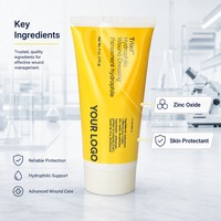 Pansement hydrophile biologique à base de plantes OEM ODM pour soins de la peau, barrière d'hydratation, gel d'oxyde de zinc, réparation cutanée, minéral chimique, 3 ans