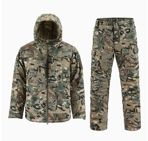 Combinaison d'hiver DFG02 Green CP, en coton rembourré, imperméable, isolante, épaisse, camouflage, pour l'hiver. - Product Image 4