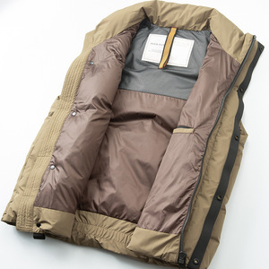 Gilet Formale da Uomo Trendy Autunno Inverno 2025 in Cashmere e Piumino d'Anatra 90% Caldo con Scollo a V Senza Maniche - Product Image 4