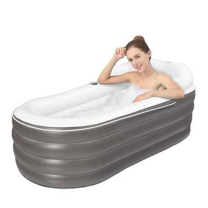 Produit breveté Grand <span class=keywords><strong>spa</strong></span> familial 160 cm Piscine pliable portable Bain à remous <span class=keywords><strong>gonflable</strong></span> pour adultes - Product Image 1