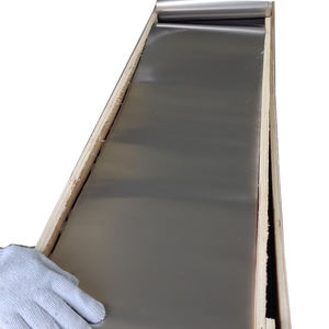 رقائق التيتانيوم الرقيقة جداً بسمك 0.1 مم المدرفلة على البارد ASTM B265 Gr1 Gr2 <span class=keywords><strong>Gr5</strong></span> معتمدة بشهادة ISO9001 من علامة QCTI بنسبة 99.2% من التيتانيوم مع إمكانية التخصيص والقطع - Product Image 6