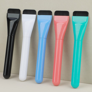 Flat Makeup Brush Synthetic Hair Plastic Handle For <b>Foundation</b> Face Application - Product Image 1