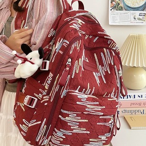 Vavabag Student <b>Backpack</b> 15 Inches Striped Pattern Girls <b>School</b> Education <b>Backpack</b> - Product Image 4