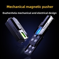 Slider Luminoso de Metal para Dedos, Antiestrés, Gadget EDC, Clicker, Hand Spinner para TDAH, Herramienta de Alivio del Estrés, Regalo