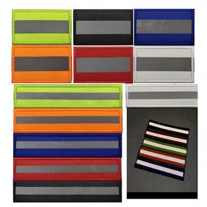 Patchs tactiques réfléchissants en nylon imperméable personnalisés pour équipements de plein air, sacs à dos et casques - Product Image 1