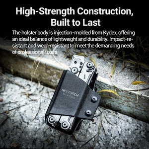 NEXTORCH V41 Quick-Draw Holster voor PIONEER Kydex & glasvezelversterkt nylon, geschikt voor alle seizoenen en dagelijks gebruik - Product Image 6