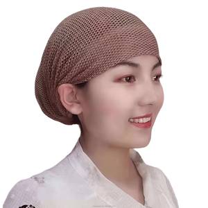 Pañuelo para la cabeza musulmán para mujer, pañuelo largo para la cabeza, gorro pre-atado para quimioterapia, gorro pañuelo para la cabeza, tela de malla transpirable ecológica - Product Image 6