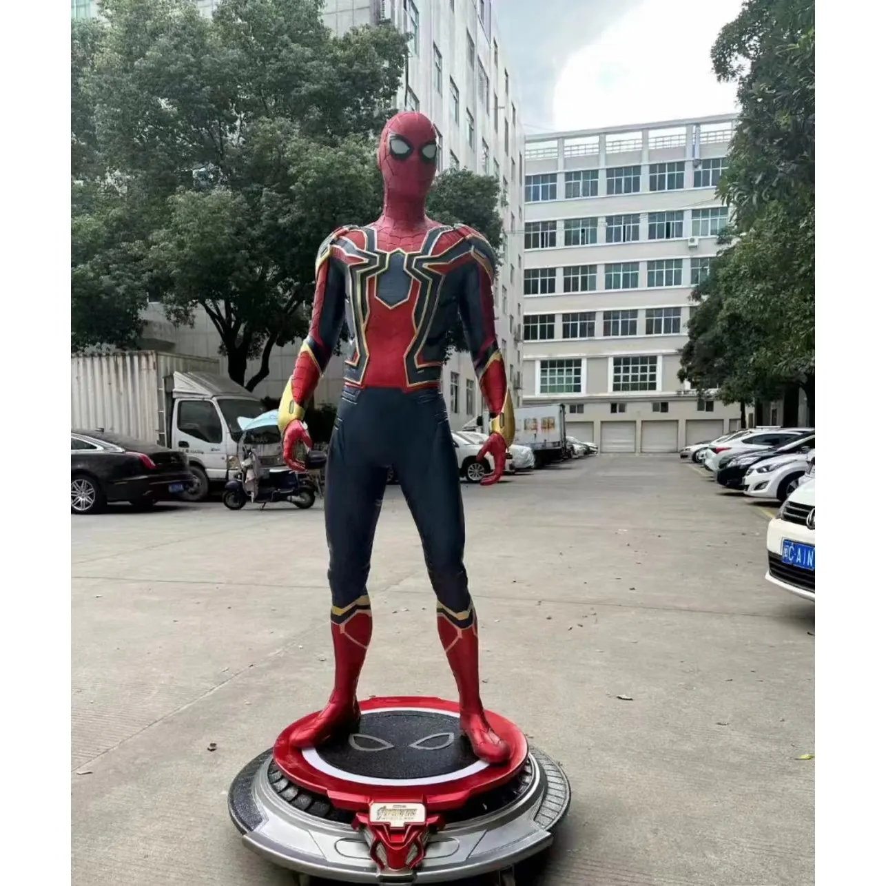 Superhéroe Anime Man Merchandise Fidget Figures Spider Man Life Size Estatua de resina Marvel figuras de acción Spider-Man Escultura