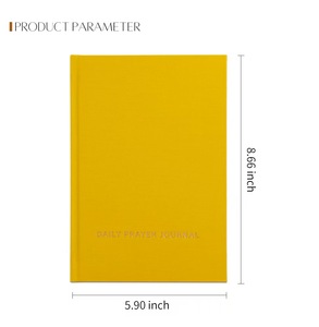 2026 New lòng biết ơn Tạp Chí Tiếng Anh tùy chỉnh Linen bìa cứng Bìa tự chăm sóc Tạp Chí máy tính xách tay vàng Logo A5 - Product Image 5