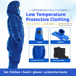 Traje Protector Criogénico para Congelación, Mono Aislante para Almacenamiento en Frío, LN2, Nitrógeno Líquido, Amoníaco, Oxígeno, Ropa de Trabajo de Seguridad Anticongelante - Product Image 4
