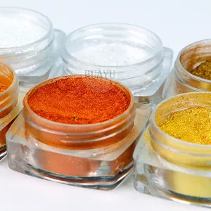 Goldfarbe Perl glanz pigment Titan freies essbares Glimmer pulver pigment für die Kuchen dekoration