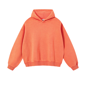 <span class=keywords><strong>Sweat</strong></span> à capuche décontracté pour adolescents RUICHI, automne-hiver, en molleton lavé teinté à la cire, coupe ample, streetwear - Product Image 4