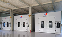 Nouvelle cabine de pulvérisation four de cuisson de salle de peinture automobile professionnel pour la finition de la carrosserie et le séchage du durcissement