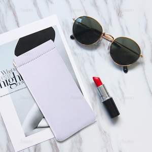 Estuches para gafas de sol con cierre a presión para sublimación, bolsa portátil de neopreno suave para guardar gafas - Product Image 5