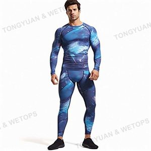 Couches de base pour hommes Vêtements de snowboard Ensemble de sous-vêtements thermiques Sport Long Johns Winter Gear Compression Suits for Skiing Running - Product Image 2