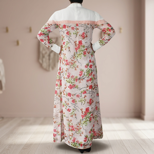 Meilleure vente Robe islamique XXL pour femme, élégante, design simple, Abaya Burka imprimée en mousseline de soie georgette - Product Image 3