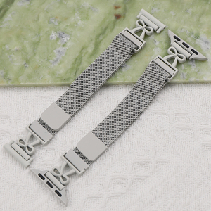 <span class=keywords><strong>Bracelet</strong></span> de montre en acier inoxydable de <span class=keywords><strong>20</strong></span> <span class=keywords><strong>mm</strong></span>, boucle milanaise, pour montre <span class=keywords><strong>Garmin</strong></span>, <span class=keywords><strong>bracelet</strong></span> en métal avec breloques en forme de cœur, adaptateur - Product Image 6