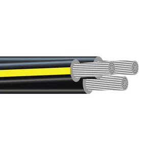 2/0-2/0-1 URD Cable Converse Triplex Conductor de aluminio Subterráneo Entierro directo Cable 600V