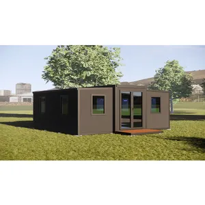 Erweiterbare China-Flat Pack Modulhäuser Container-Büros fertige Mada-Häuser in Kanada fertighaus Europa-Designs