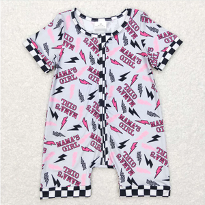 Mono con cremallera estilo western para niños y niñas de la marca Sibling Mama's Boys Girls Lightnings - Product Image 4