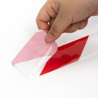 Ruban adhésif de sécurité extérieur imperméable haute visibilité EVPEC pour véhicules, remorques, bateaux et signalisation