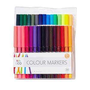 Ensemble de stylos aquarelle lavables en PP avec emballage en sac en PVC pour étudiants - Product Image 1