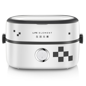 Conteneur en céramique de 1L adapté, boîte à lunch portable avec poignée, boîte bento pour cuire du riz et réchauffer les aliments, mini cuiseur à riz - Product Image 3